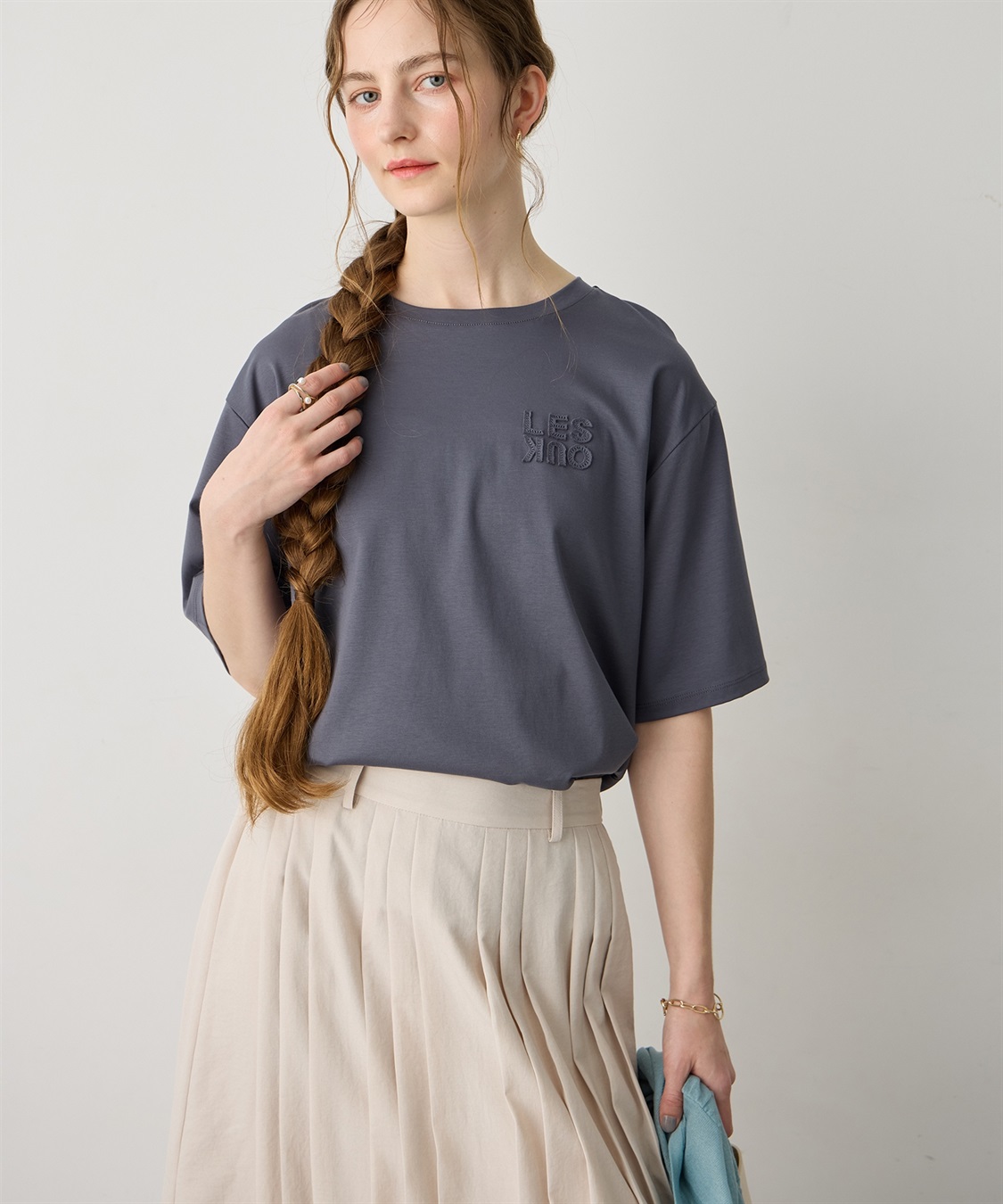 LE SOUK HOLIDAY ワッペンロゴTシャツ【接触冷感・吸水速乾】_sub_6
