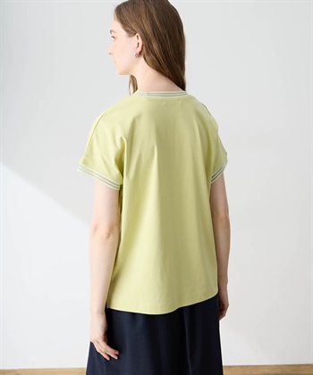 LE SOUK HOLIDAY メッシュテープスムースTシャツ【接触冷感・吸水速乾】_subthumb_3