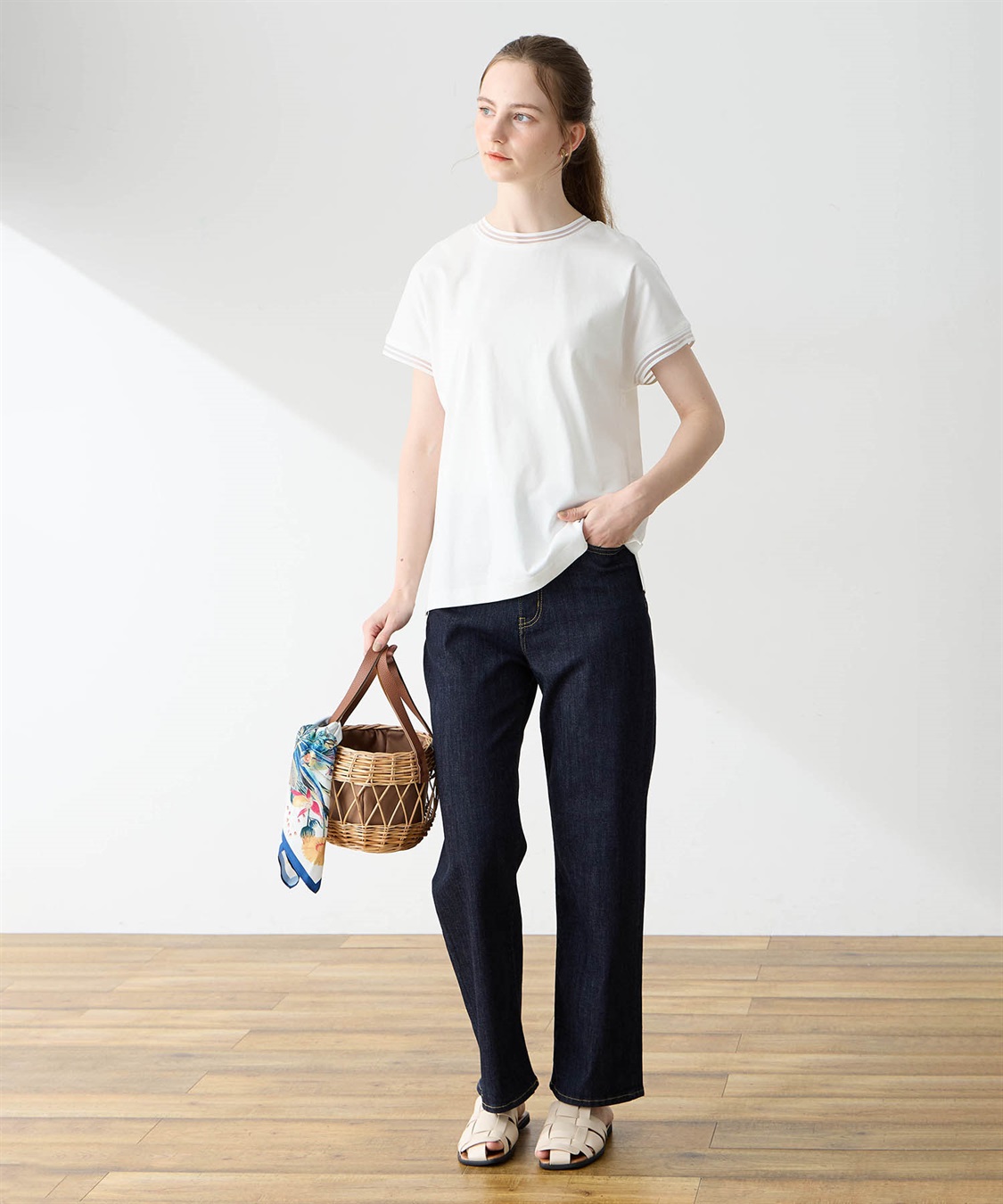 LE SOUK HOLIDAY メッシュテープスムースTシャツ【接触冷感・吸水速乾】_sub_12