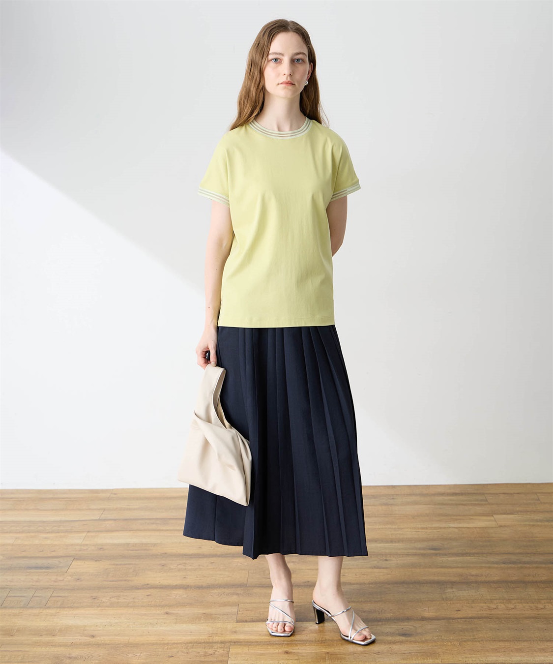 LE SOUK HOLIDAY メッシュテープスムースTシャツ【接触冷感・吸水速乾】_sub_14