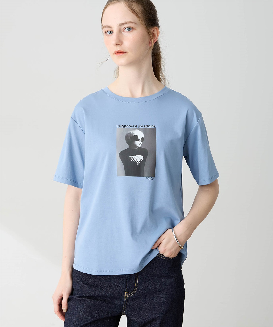 LE SOUK HOLIDAY フォトプリントTシャツ【接触冷感・吸水速乾】_sub_1