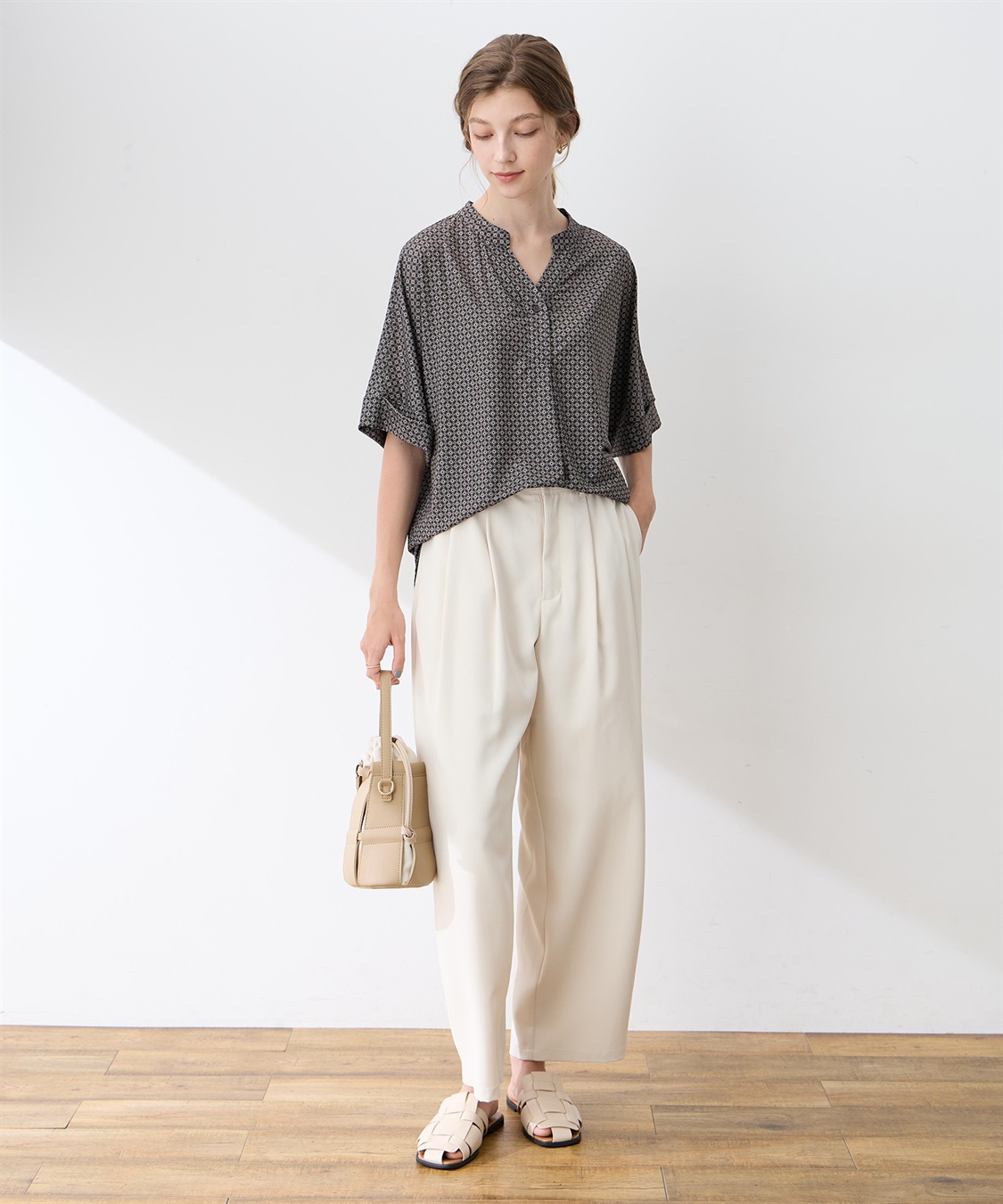 LE SOUK HOLIDAY リネンライクスラブスキッパープリントプルオーバー【接触冷感・UVカット】_sub_11