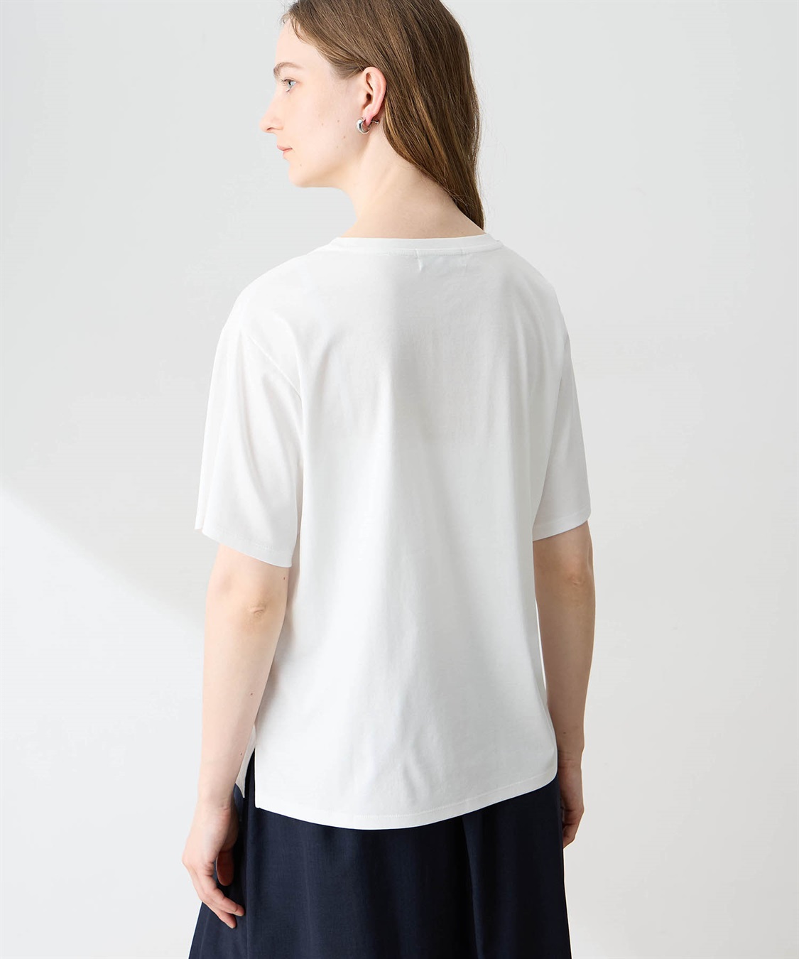 LE SOUK HOLIDAY クルーネック刺しゅうロゴTシャツ【接触冷感・吸水速乾】_sub_4