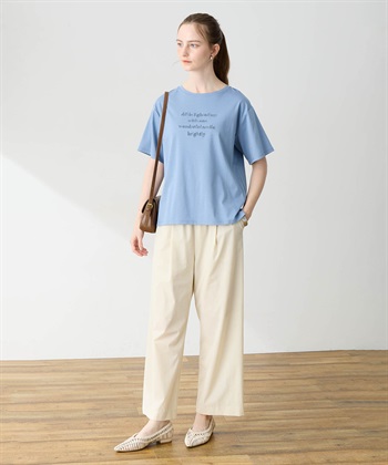 LE SOUK HOLIDAY クルーネック刺しゅうロゴTシャツ【接触冷感・吸水速乾】_subthumb_7