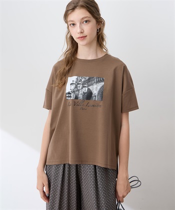 LE SOUK HOLIDAY フォトプリントドルマンTシャツ【接触冷感・吸水速乾】_subthumb_1