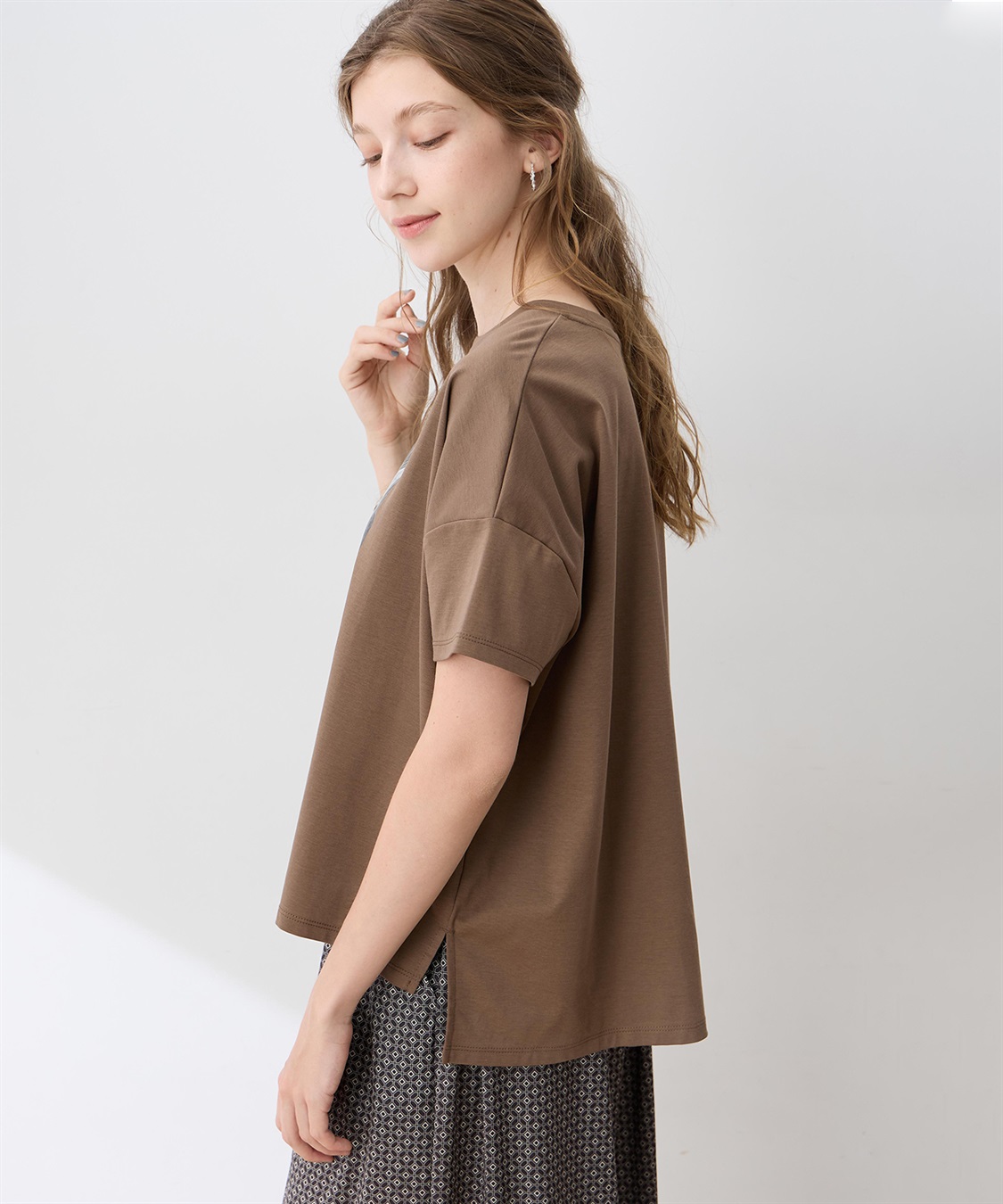 LE SOUK HOLIDAY フォトプリントドルマンTシャツ【接触冷感・吸水速乾】_sub_2