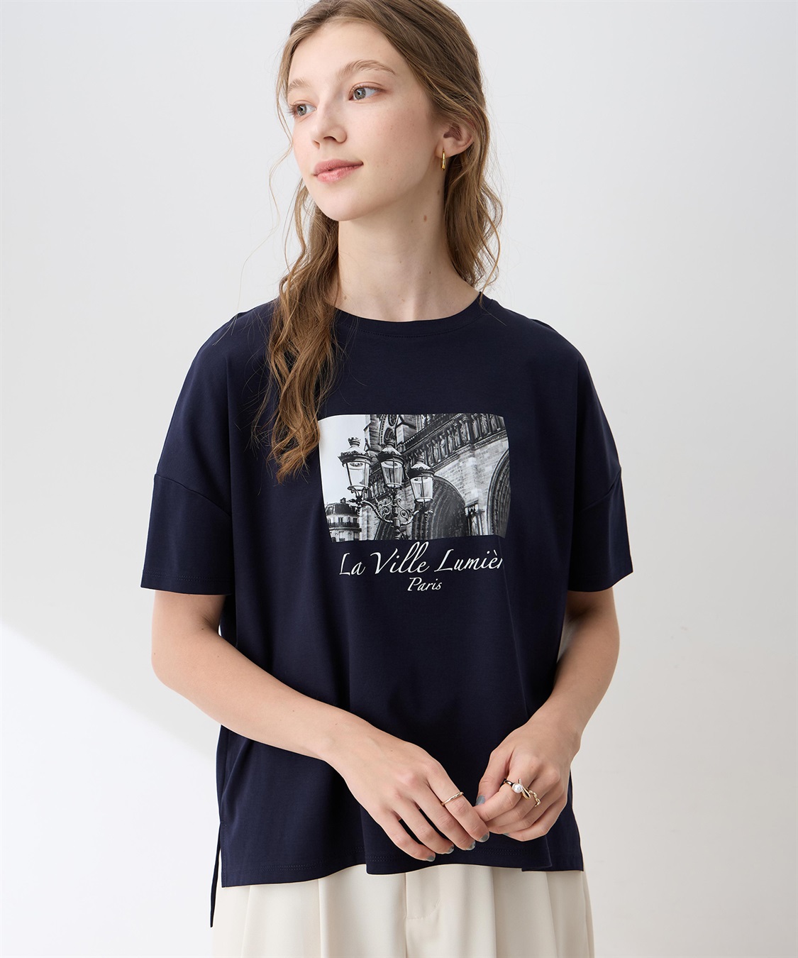 LE SOUK HOLIDAY フォトプリントドルマンTシャツ【接触冷感・吸水速乾】_sub_4