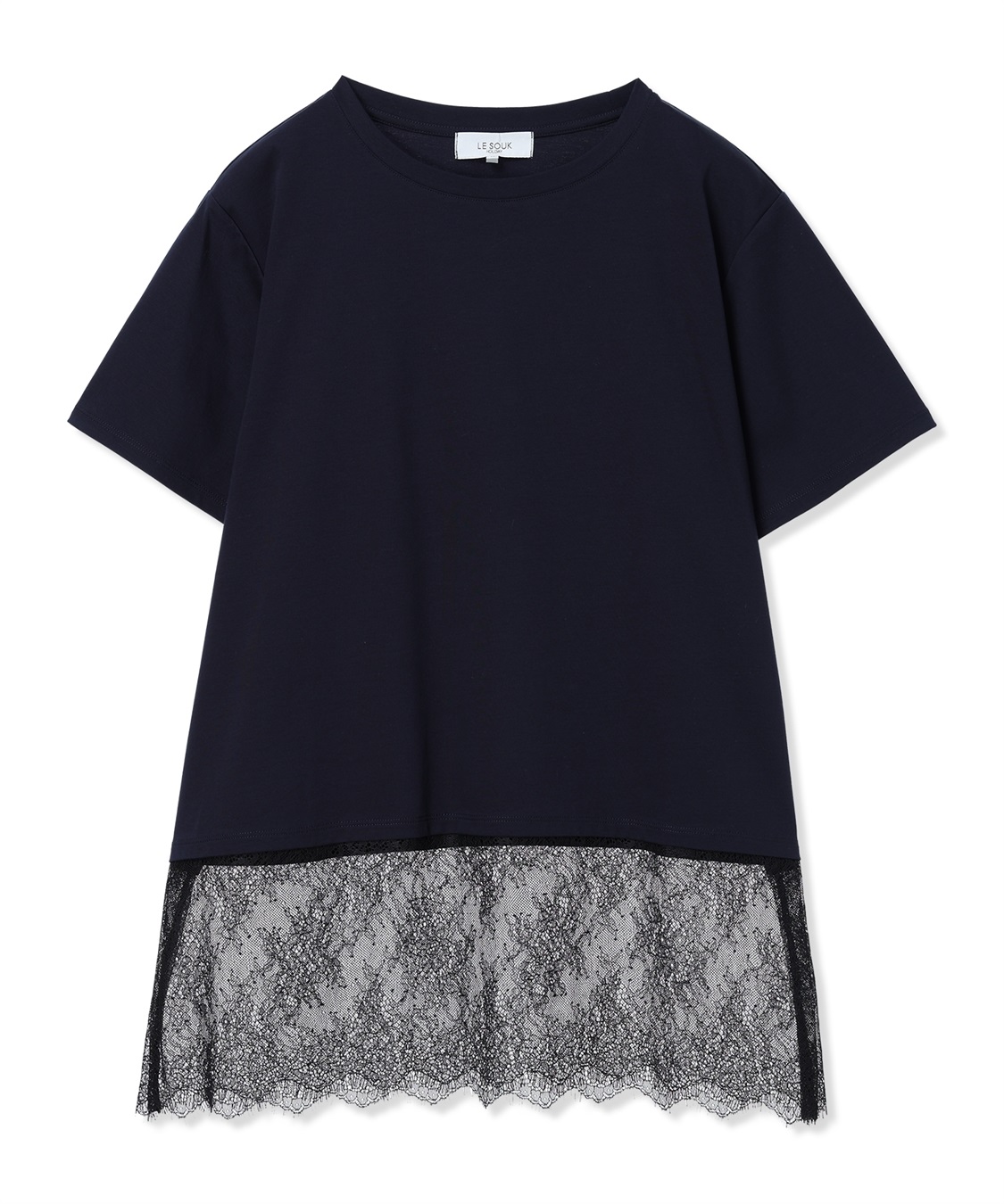 LE SOUK HOLIDAY 裾レースドッキングTシャツ【接触冷感】_sub_14