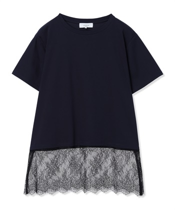 LE SOUK HOLIDAY 裾レースドッキングTシャツ【接触冷感】_subthumb_14