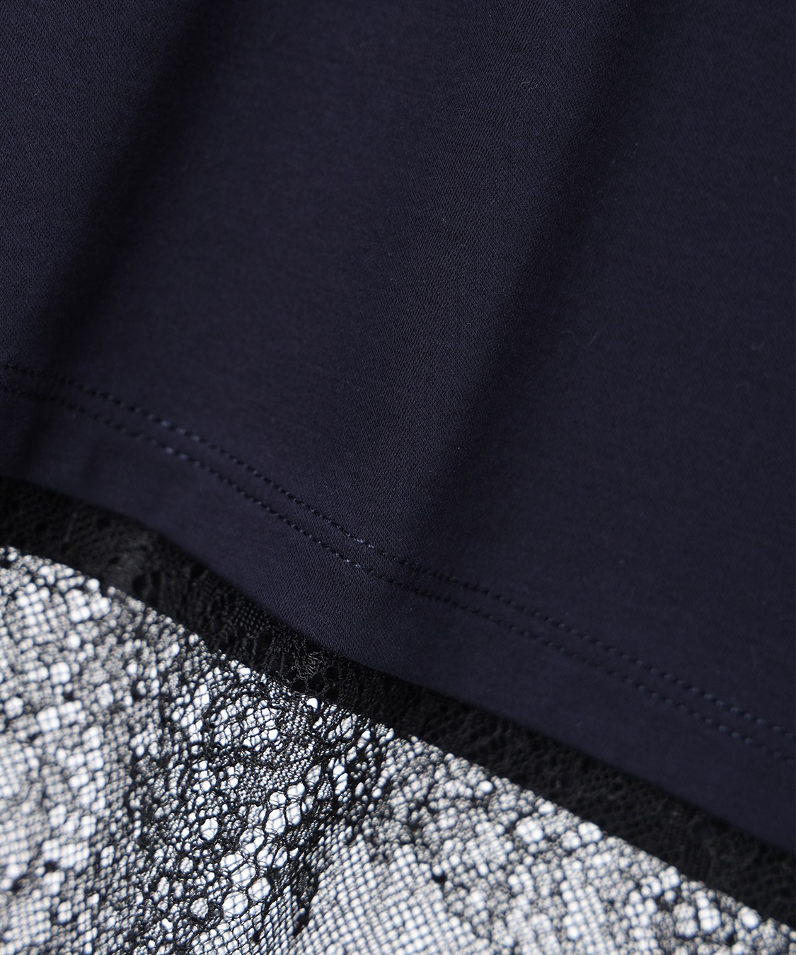 LE SOUK HOLIDAY 裾レースドッキングTシャツ【接触冷感】_sub_19