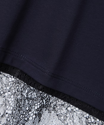 LE SOUK HOLIDAY 裾レースドッキングTシャツ【接触冷感】_subthumb_19