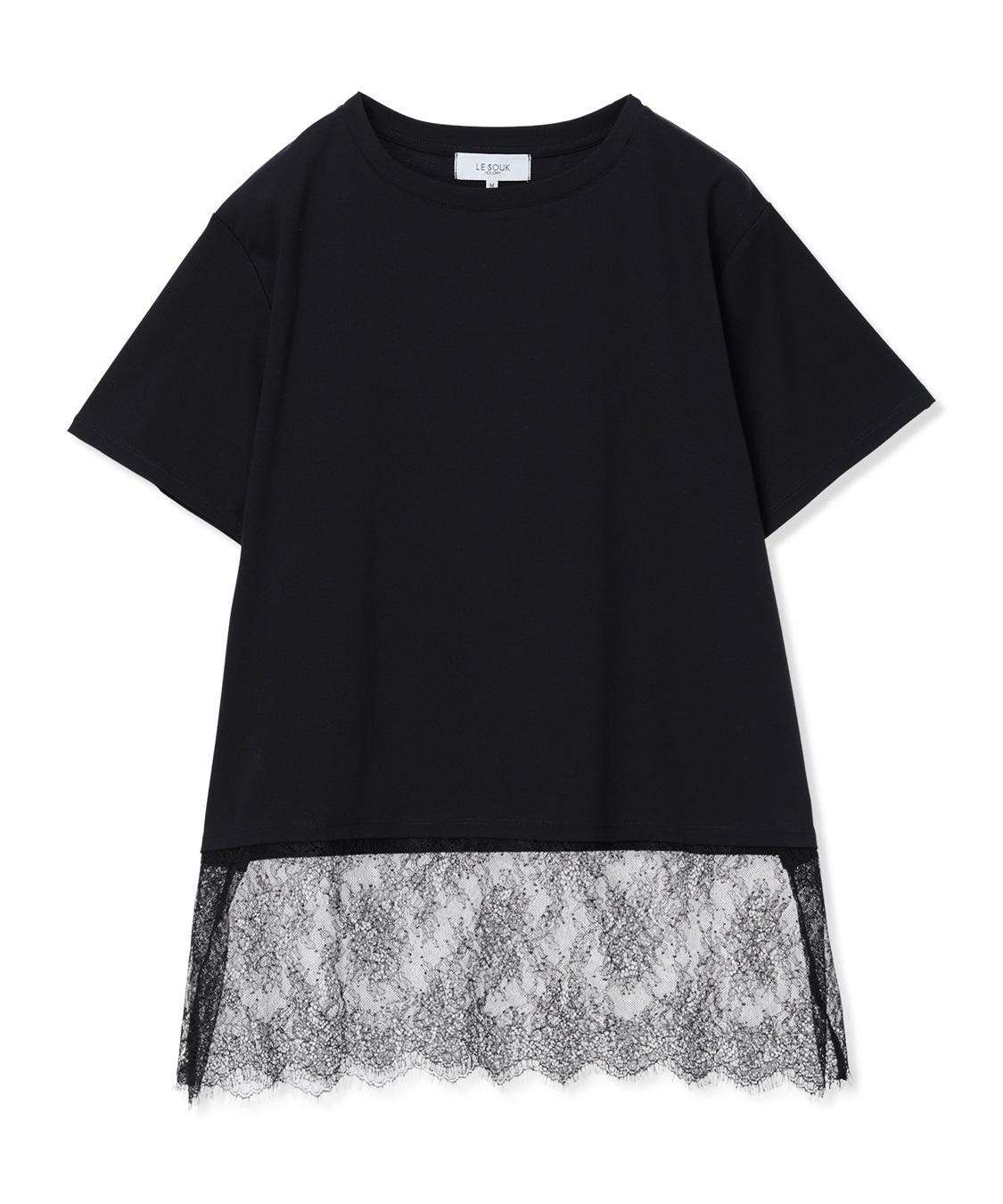 LE SOUK HOLIDAY 裾レースドッキングTシャツ【接触冷感】_sub_22