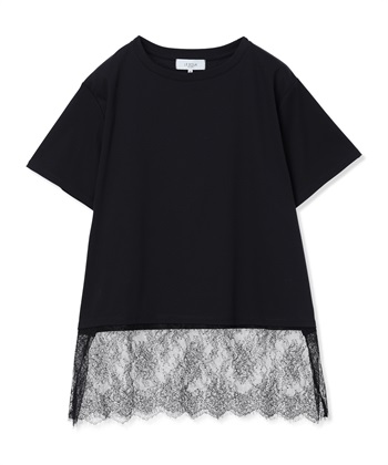 LE SOUK HOLIDAY 裾レースドッキングTシャツ【接触冷感】_subthumb_22