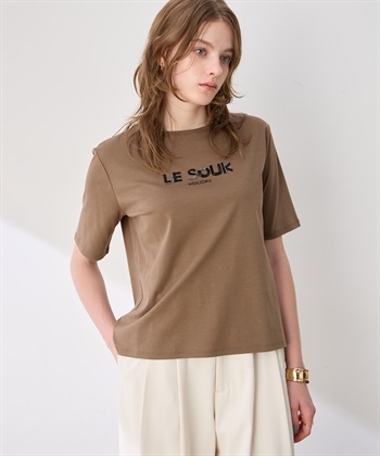 LE SOUK HOLIDAY ビーズ刺しゅうTシャツ【接触冷感・吸水速乾】_subthumb_2