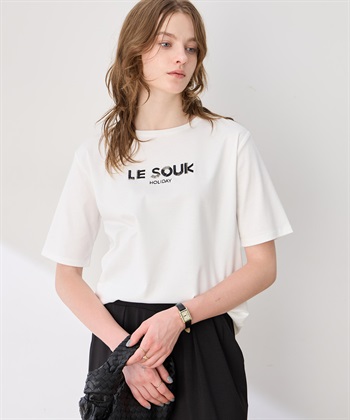 LE SOUK HOLIDAY ビーズ刺しゅうTシャツ【接触冷感・吸水速乾】_subthumb_5
