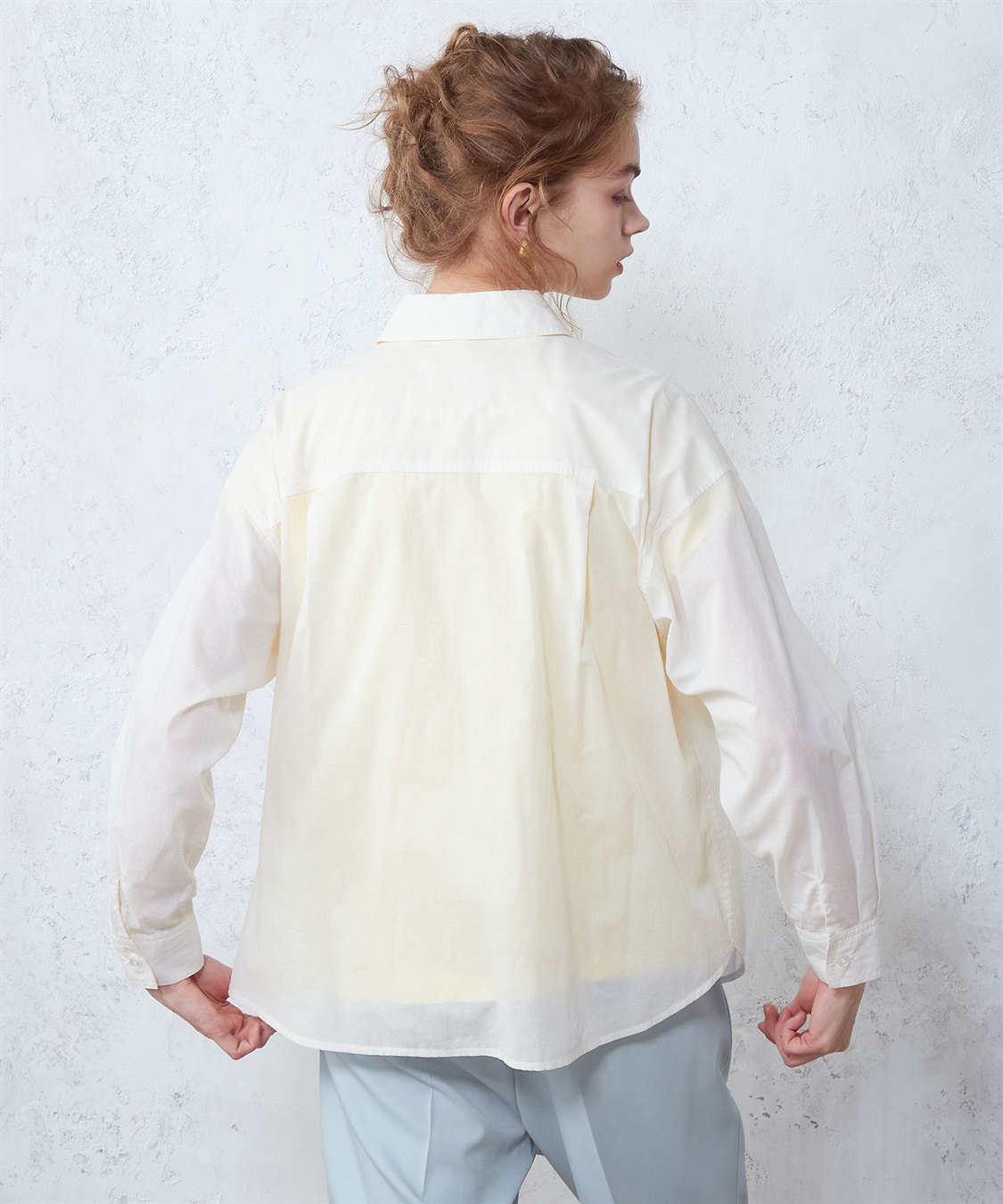 LE SOUK HOLIDAY コットンシルクシャツ_sub_4