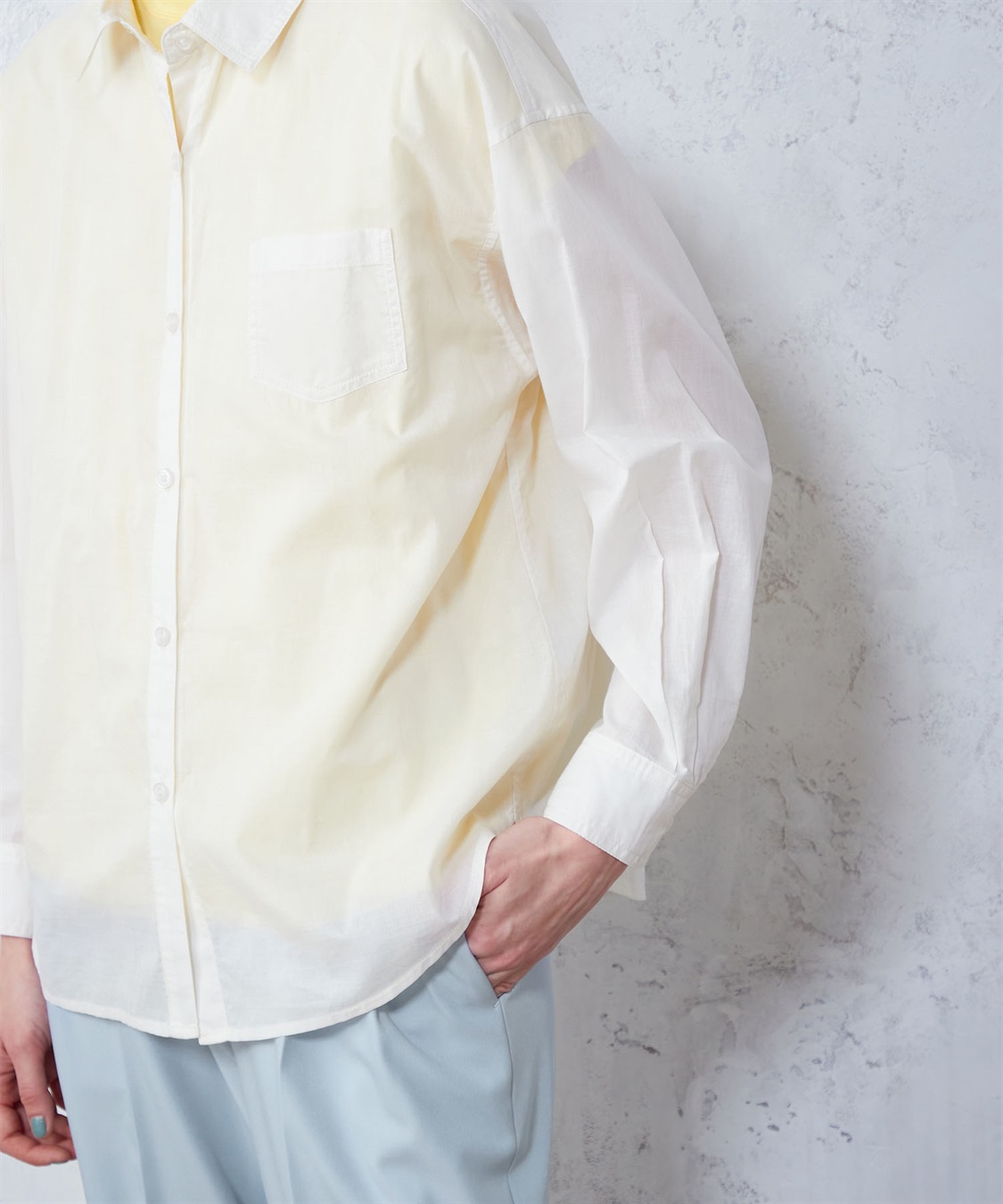 LE SOUK HOLIDAY コットンシルクシャツ_sub_6