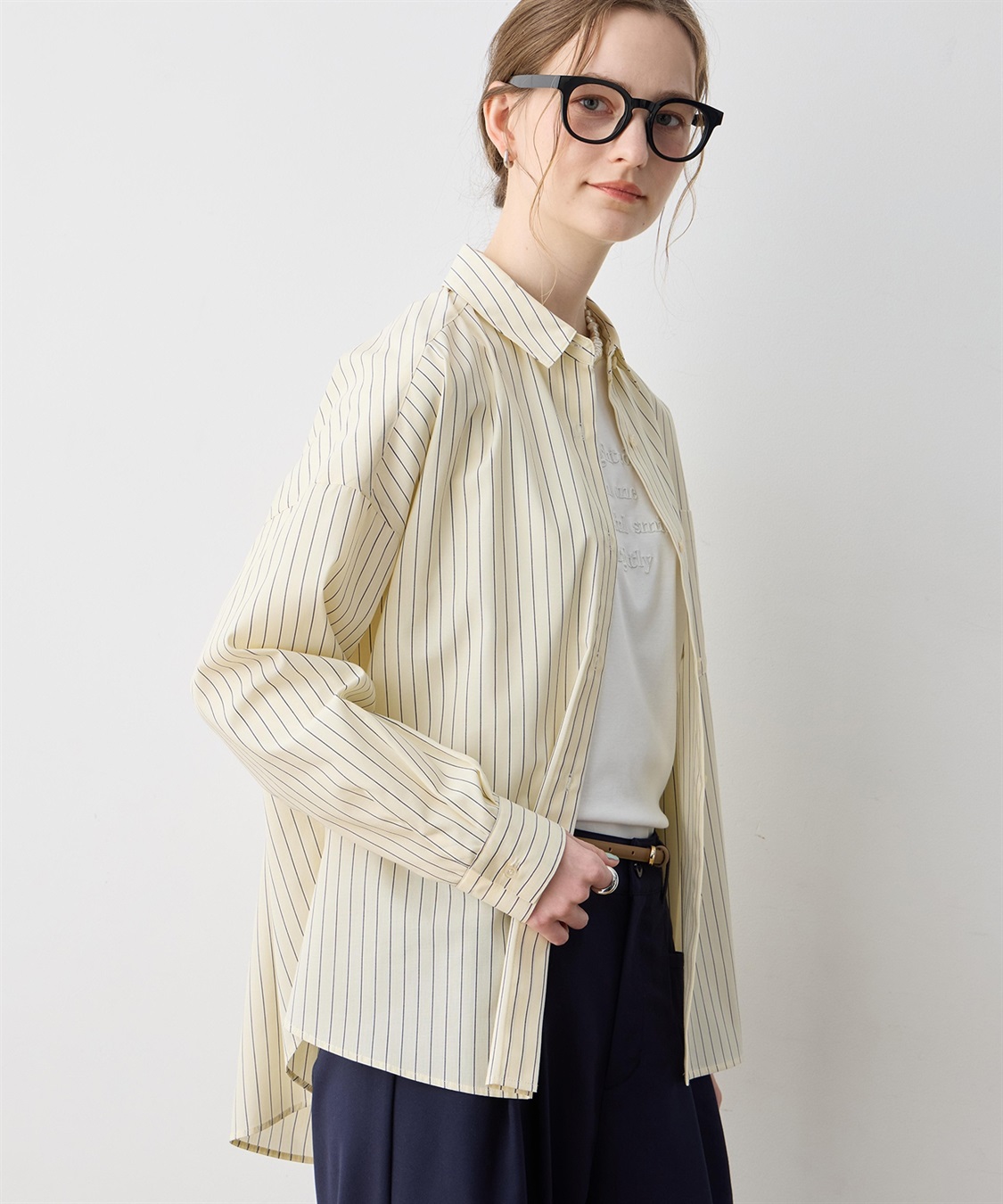 LE SOUK HOLIDAY 【WEB限定】バックタックレギュラーカラーシャツ_sub_2