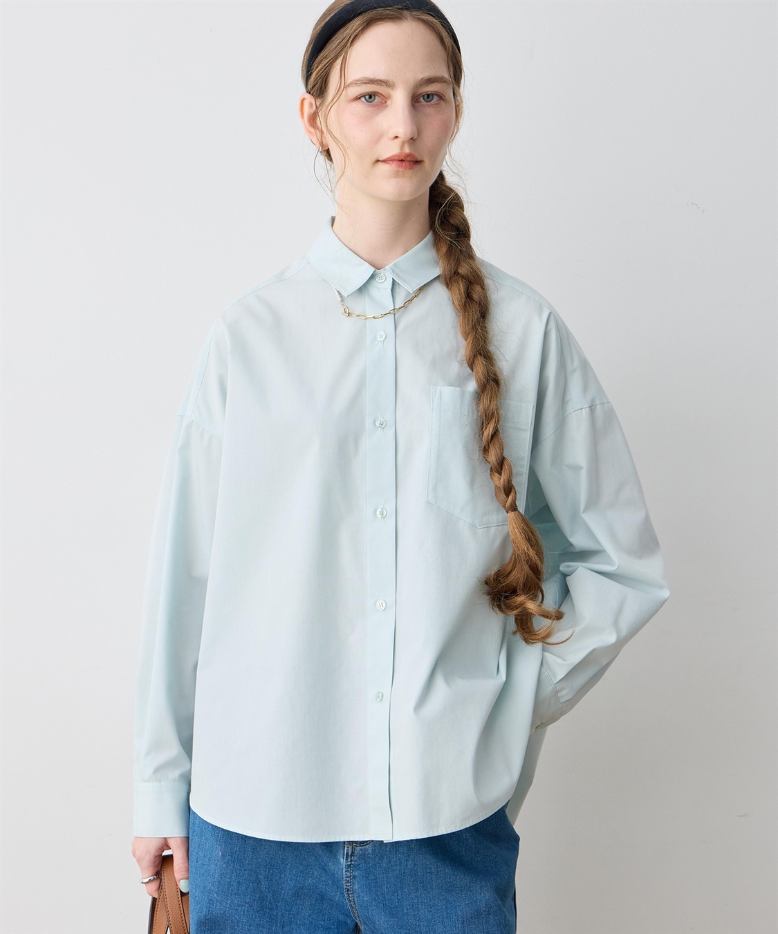 LE SOUK HOLIDAY 【WEB限定】バックタックレギュラーカラーシャツ_sub_4