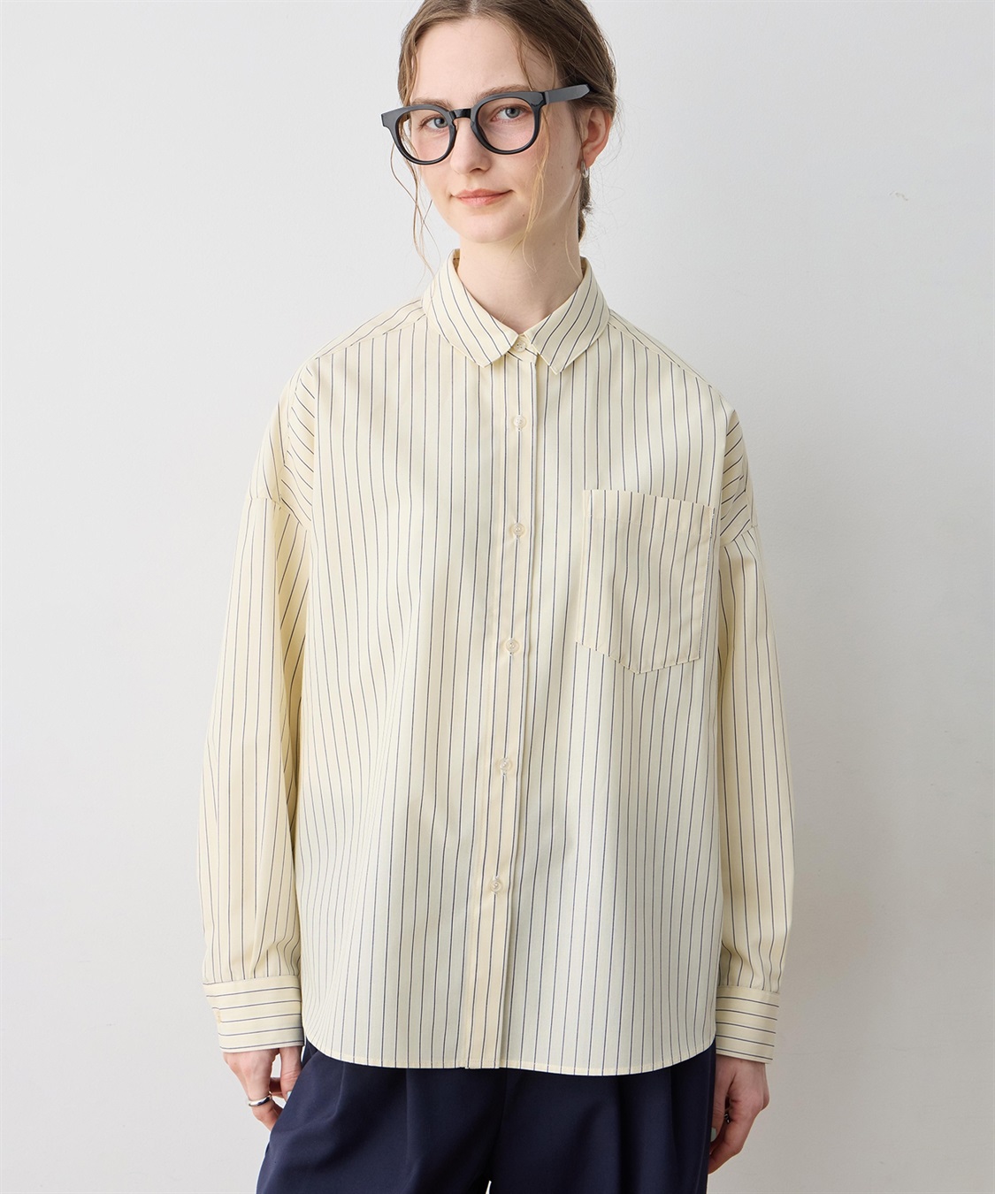 LE SOUK HOLIDAY 【WEB限定】バックタックレギュラーカラーシャツ_sub_8