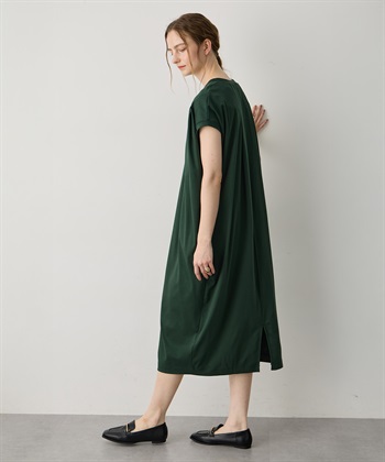 LE SOUK HOLIDAY スキッパーネックコクーンワンピース【接触冷感・吸水速乾】_subthumb_6