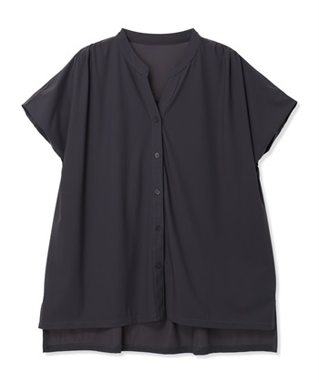 LE SOUK HOLIDAY トリコットスキッパーネックプルオーバー【接触冷感・UVカット】_subthumb_20