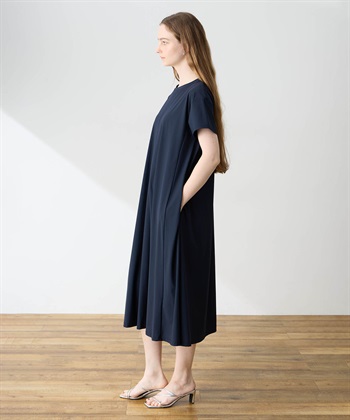 LE SOUK HOLIDAY トリコットクルーネックカットワンピース【接触冷感・UVカット】_subthumb_4