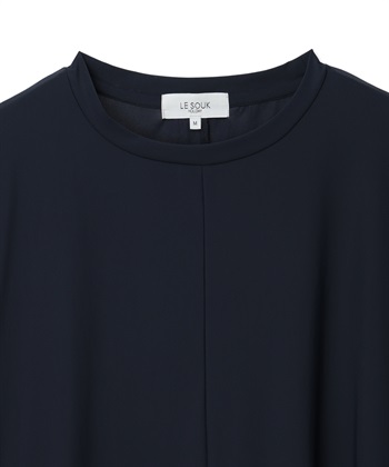 LE SOUK HOLIDAY トリコットクルーネックカットワンピース【接触冷感・UVカット】_subthumb_12