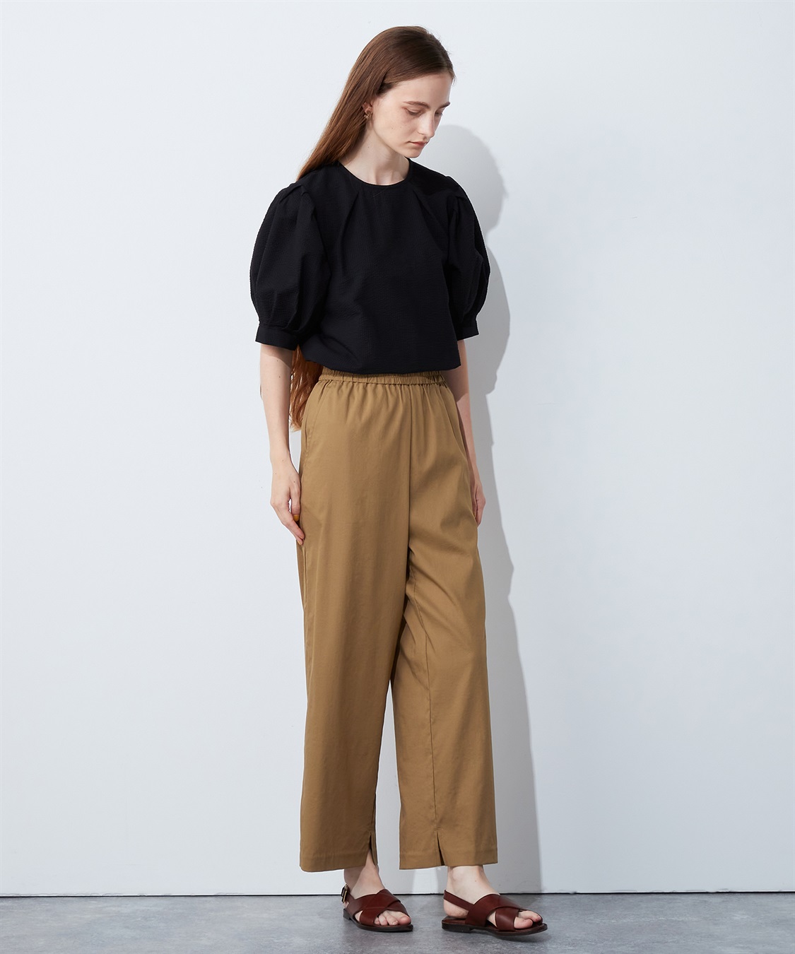 LE SOUK HOLIDAY シャーリングワイドパンツ_sub_14