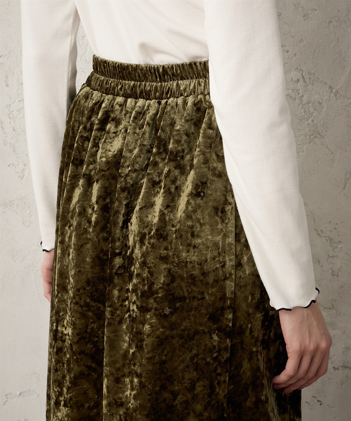 LE SOUK HOLIDAY クラッシュベロアスカート_sub_17