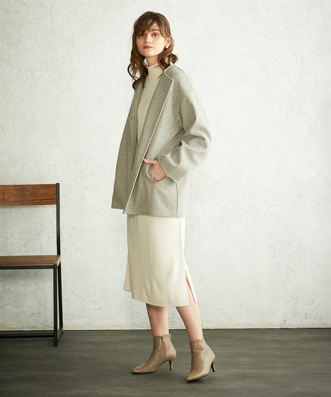 LE SOUK HOLIDAY ウーレットショートコート_sub_4