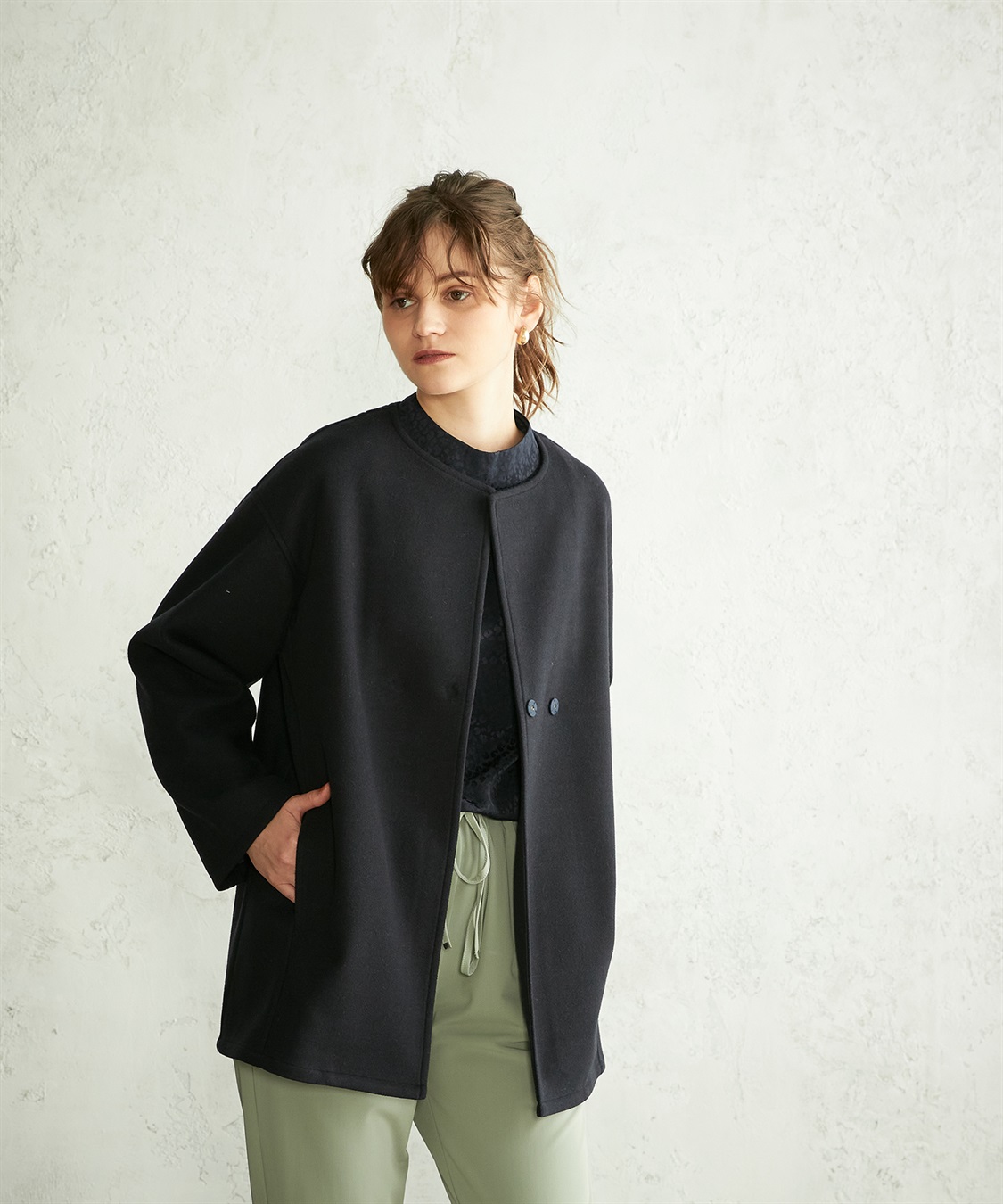 LE SOUK HOLIDAY ウーレットショートコート_sub_5