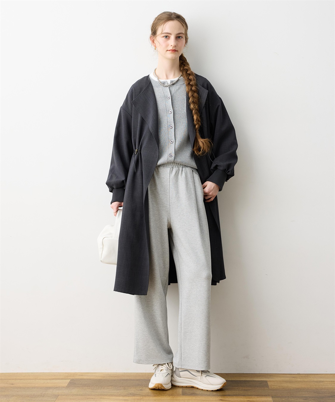 LE SOUK HOLIDAY 【WEB限定】リネンライクガウンロングコート_sub_6