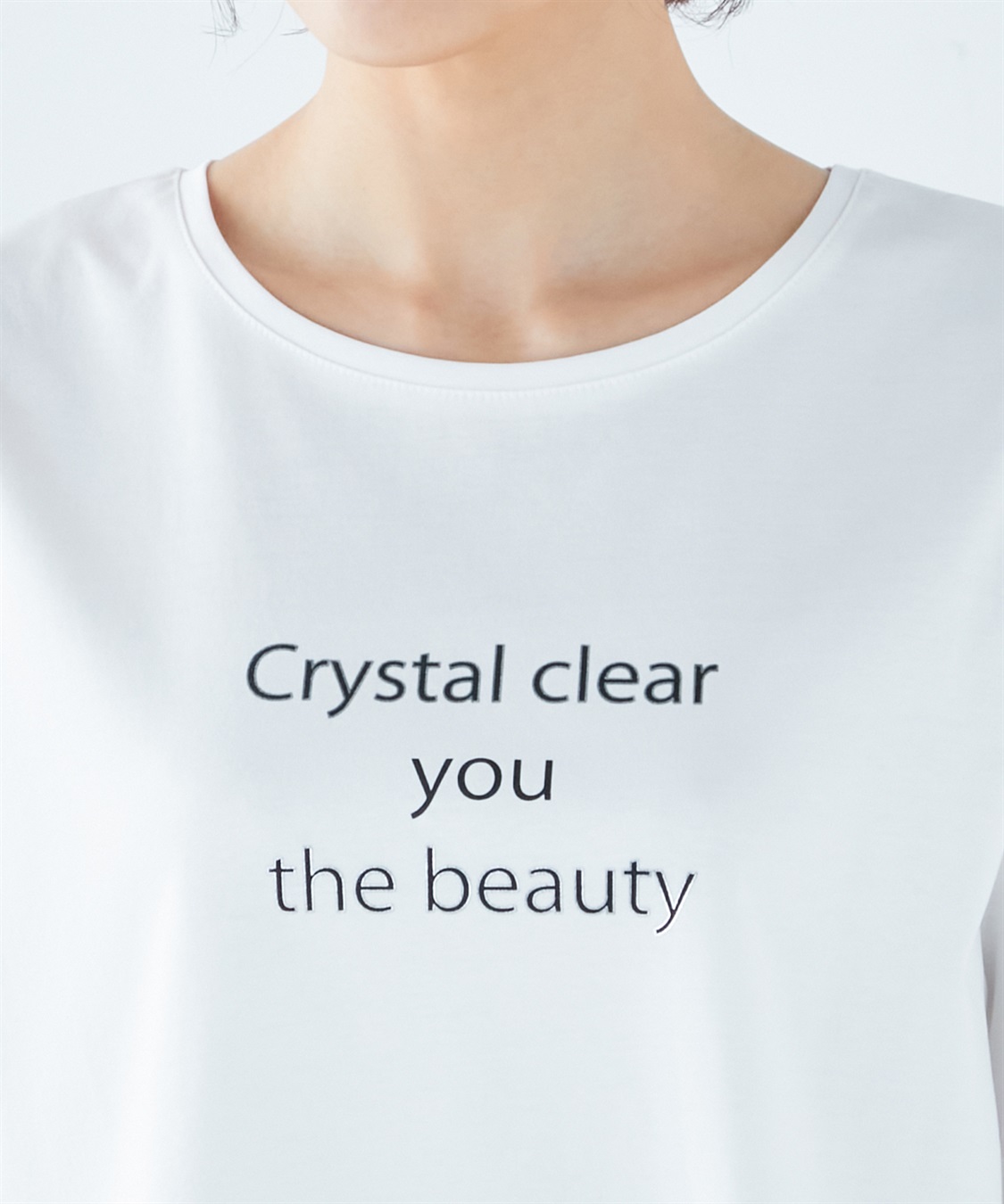 A/C DESIGN BY ALPHA CUBIC 【接触冷感】ゆるシルエットロゴプリントTシャツ_sub_3