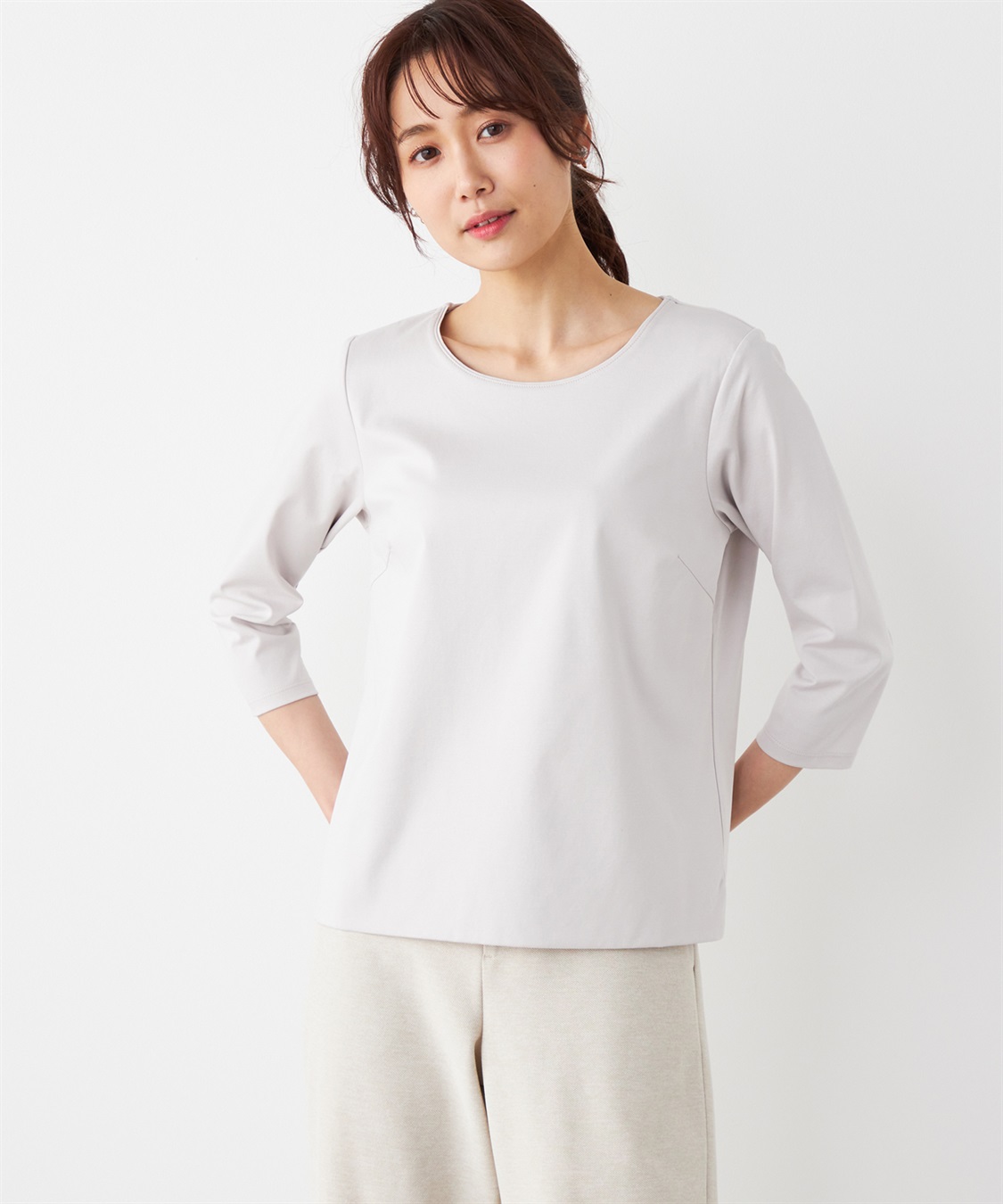 A/C DESIGN BY ALPHA CUBIC 七分袖Tシャツ_sub_1