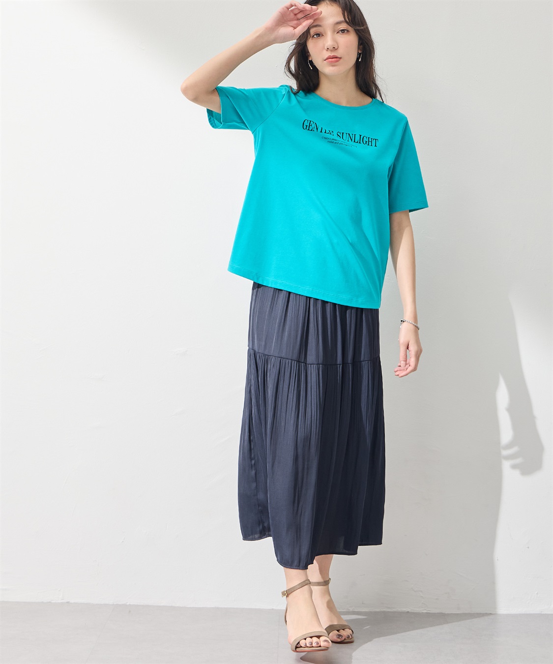 A/C DESIGN BY ALPHA CUBIC 【UVカット】ロゴプリントTシャツ_sub_23
