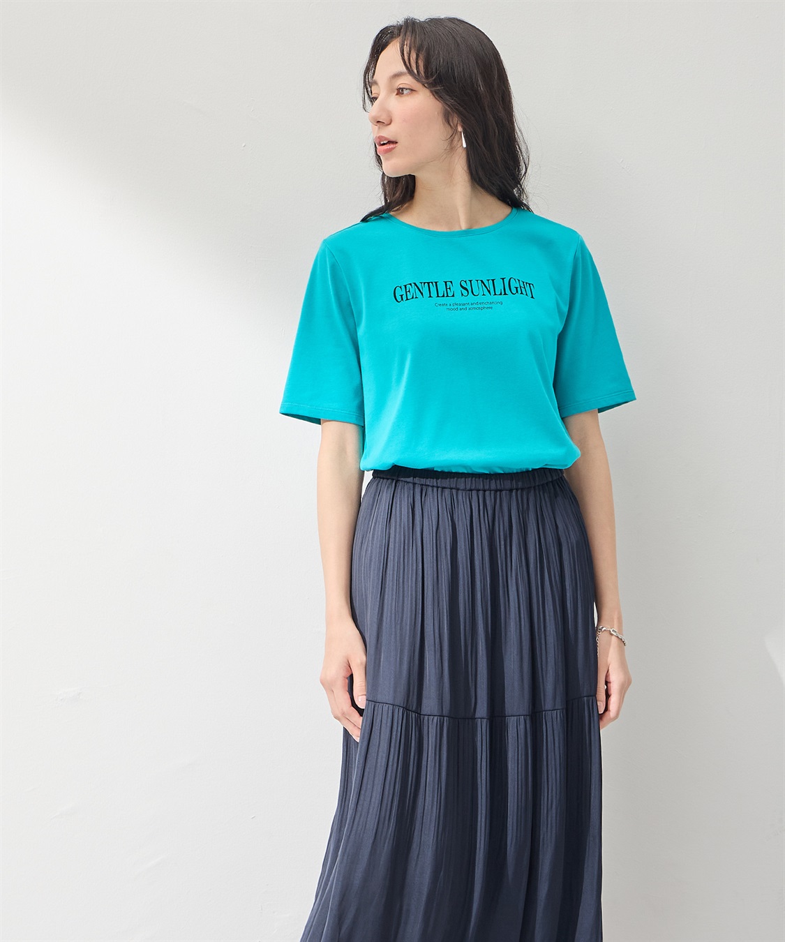 A/C DESIGN BY ALPHA CUBIC 【UVカット】ロゴプリントTシャツ_sub_24