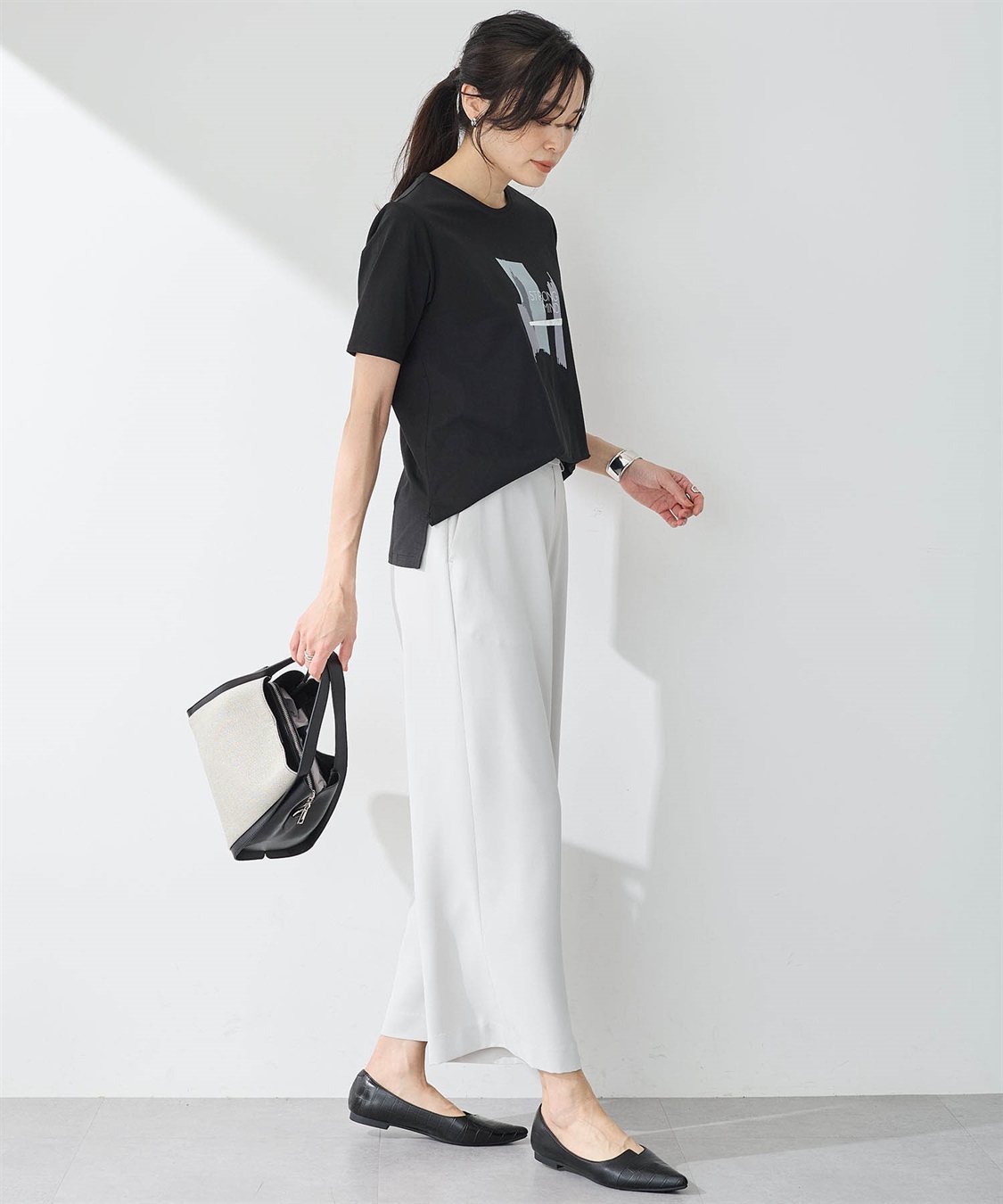 A/C DESIGN BY ALPHA CUBIC グラフィックＴシャツ【接触冷感・UVカット】_sub_5