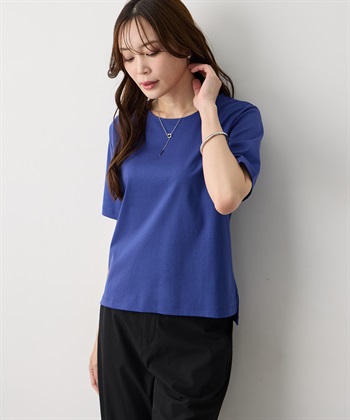 A/C DESIGN BY ALPHA CUBIC クルーネックTシャツ【すごツヤ・UVカット・接触冷感】_subthumb_9