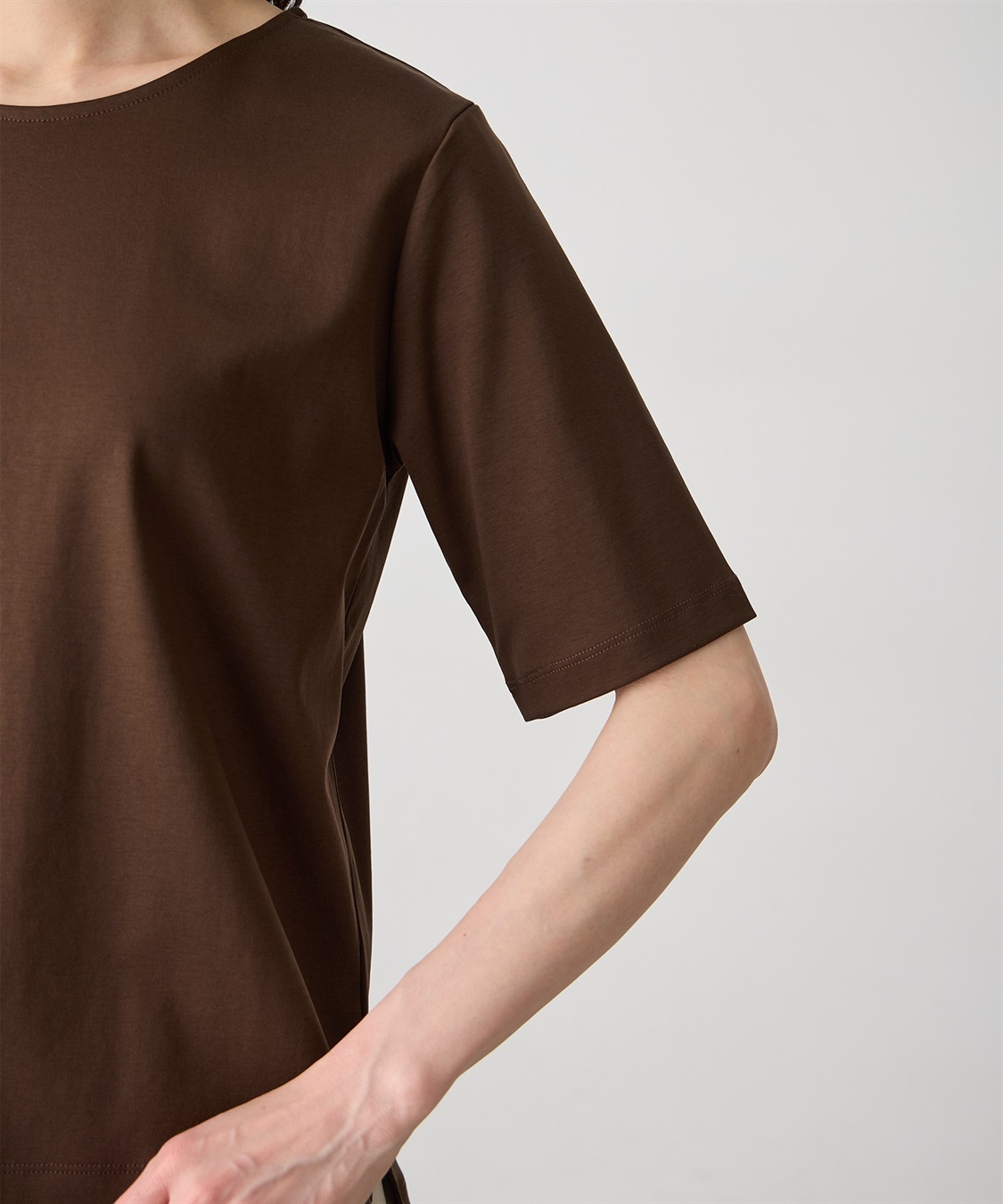 A/C DESIGN BY ALPHA CUBIC クルーネックTシャツ【すごツヤ・UVカット・接触冷感】_sub_26