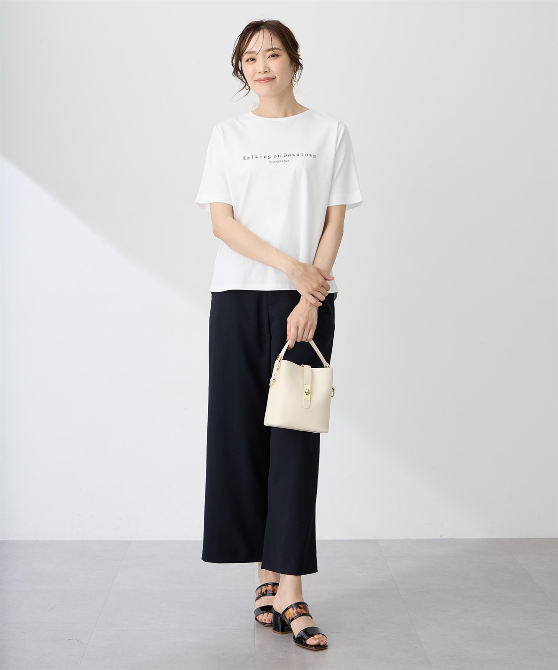 A/C DESIGN BY ALPHA CUBIC 【ALCOLLAGEプリント】ラウンドヘムプリントＴシャツ【すごツヤ・UVカット・接触冷感】_sub_7