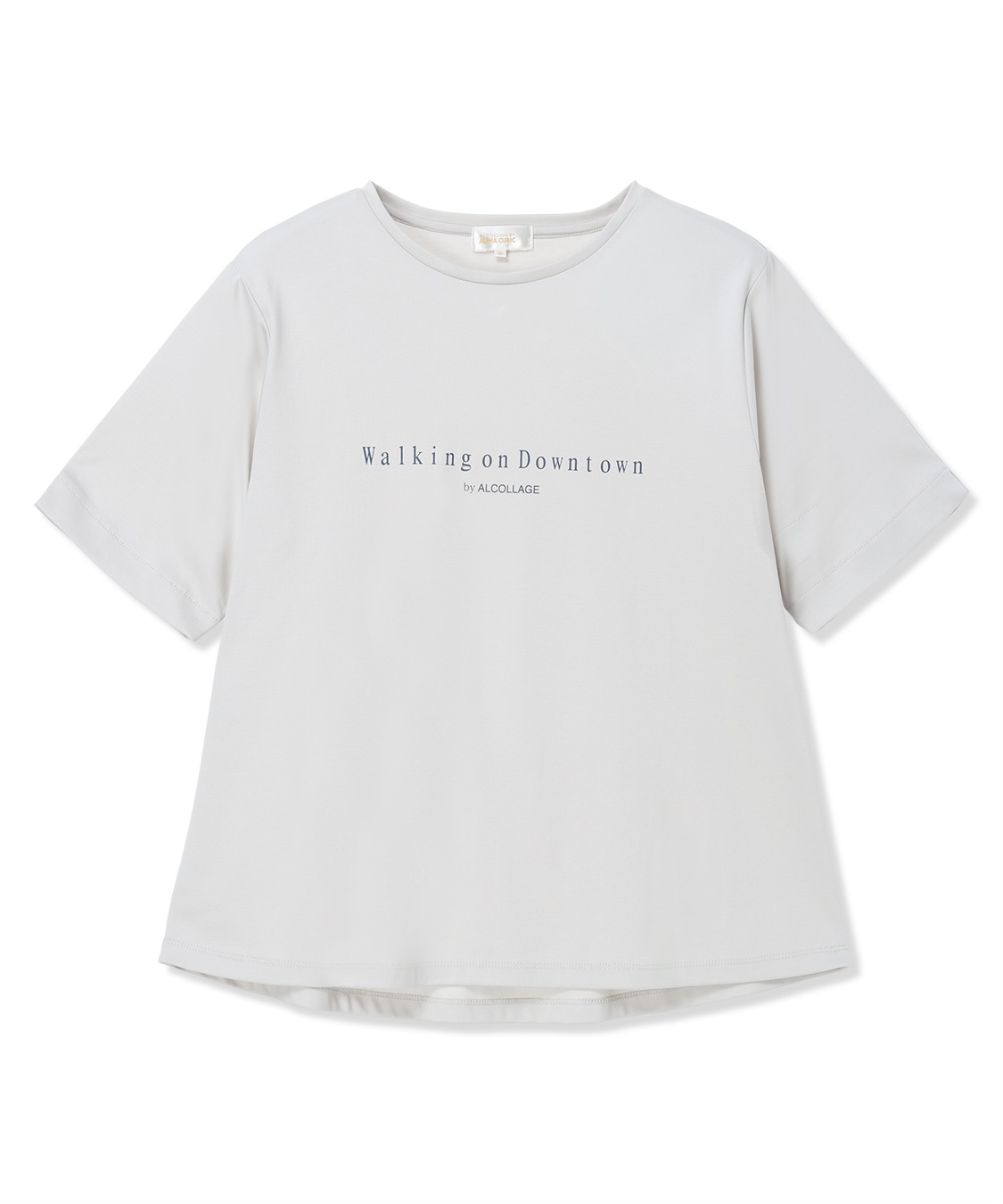 A/C DESIGN BY ALPHA CUBIC 【ALCOLLAGEプリント】ラウンドヘムプリントＴシャツ【すごツヤ・UVカット・接触冷感】_sub_17