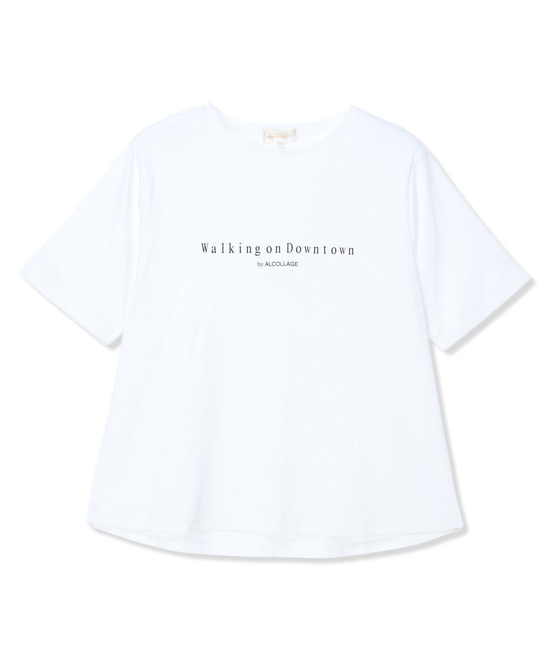 A/C DESIGN BY ALPHA CUBIC 【ALCOLLAGEプリント】ラウンドヘムプリントＴシャツ【すごツヤ・UVカット・接触冷感】_sub_26