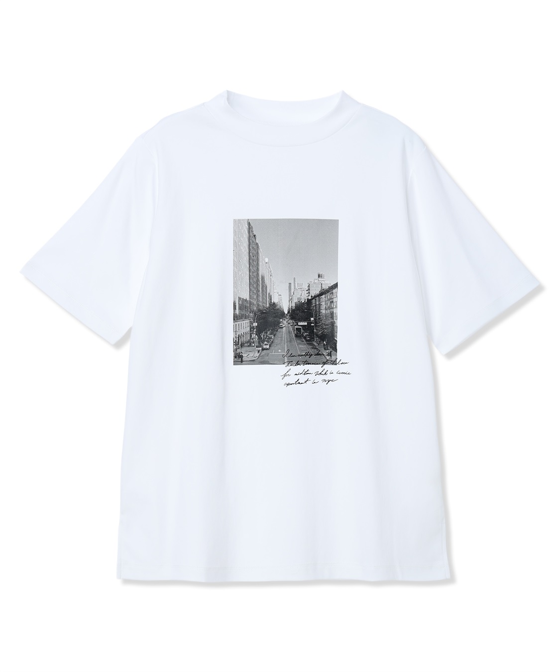 A/C DESIGN BY ALPHA CUBIC 【ALCOLLAGEプリント】フォトプリントモックネックＴシャツ【すごツヤ・UVカット・接触冷感】_sub_19