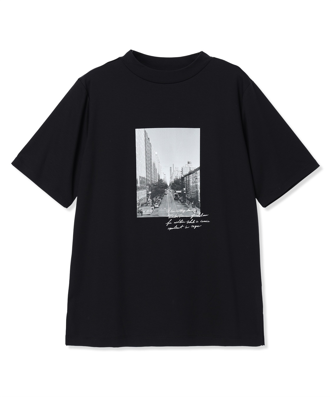A/C DESIGN BY ALPHA CUBIC 【ALCOLLAGEプリント】フォトプリントモックネックＴシャツ【すごツヤ・UVカット・接触冷感】_sub_28
