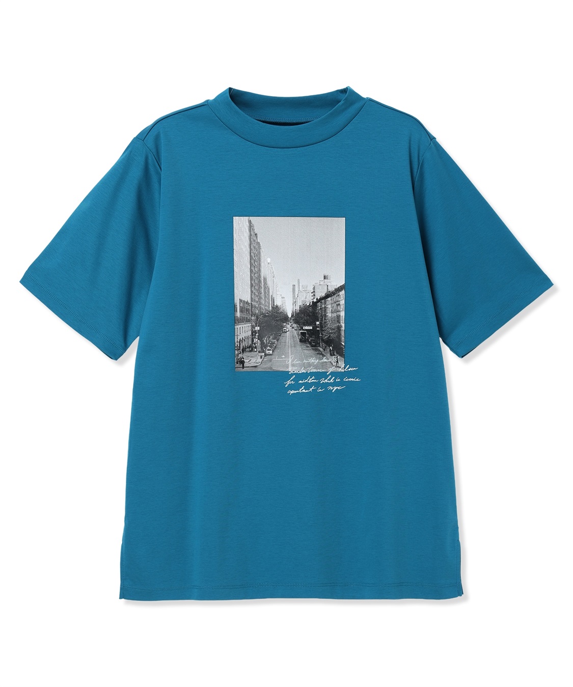 A/C DESIGN BY ALPHA CUBIC 【ALCOLLAGEプリント】フォトプリントモックネックＴシャツ【すごツヤ・UVカット・接触冷感】_sub_29