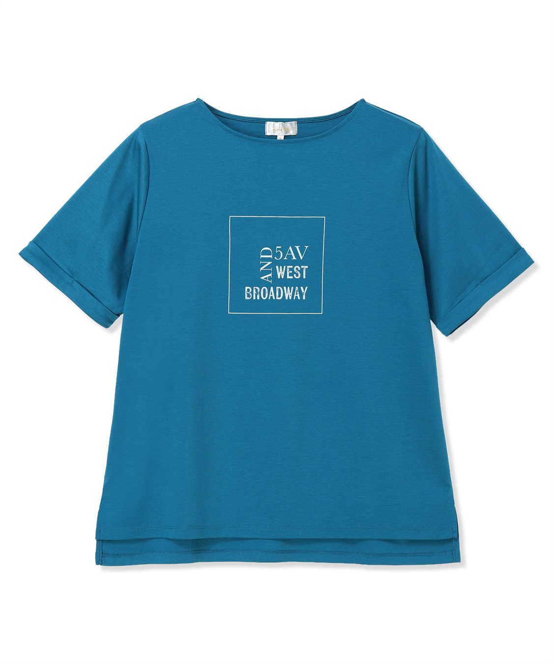A/C DESIGN BY ALPHA CUBIC 【ALCOLLAGEプリント】プリントボートネックＴシャツ【すごツヤ・UVカット・接触冷感】_sub_24