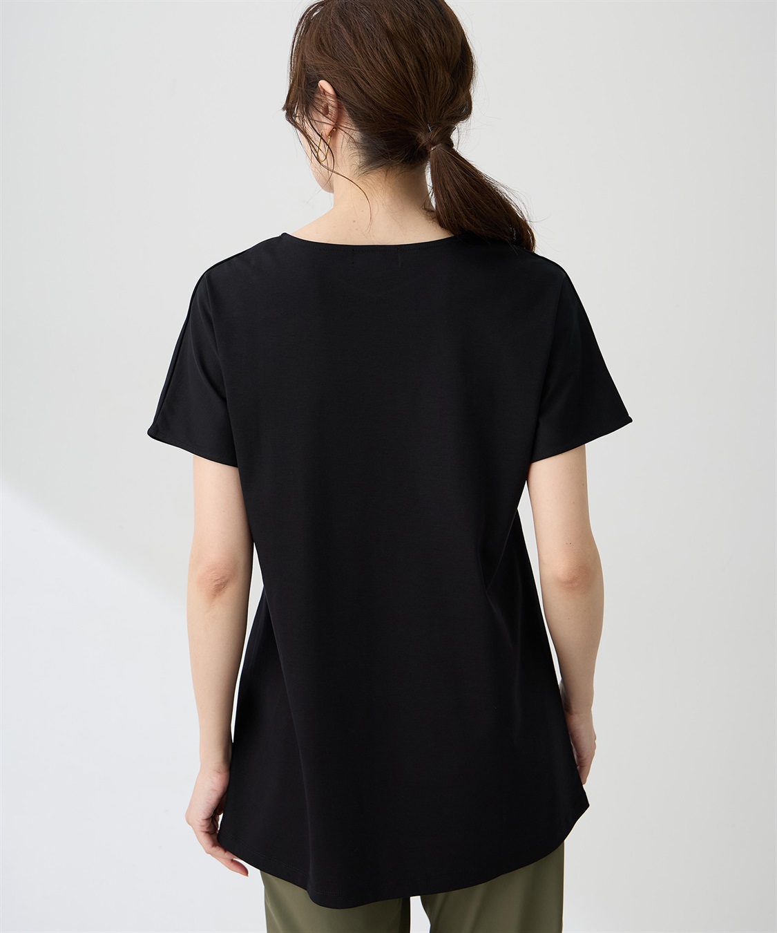 A/C DESIGN BY ALPHA CUBIC 【ALCOLLAGEプリント】フォトプリントストライプＴシャツ【すごツヤ・UVカット・接触冷感】_sub_2