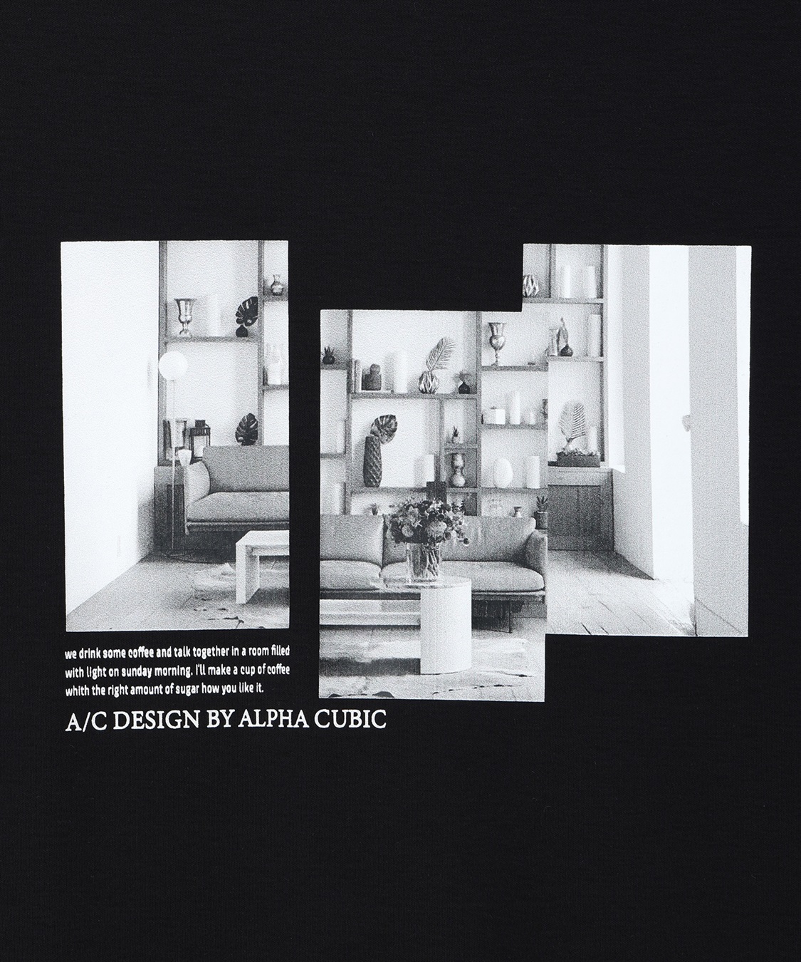 A/C DESIGN BY ALPHA CUBIC 【ALCOLLAGEプリント】フォトプリントストライプＴシャツ【すごツヤ・UVカット・接触冷感】_sub_17