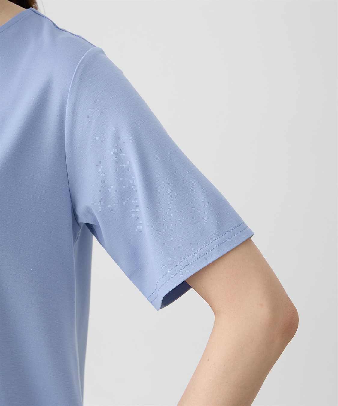 A/C DESIGN BY ALPHA CUBIC フラワーイラストプリントＴシャツ【ひやツヤ・UVカット・接触冷感】_sub_16